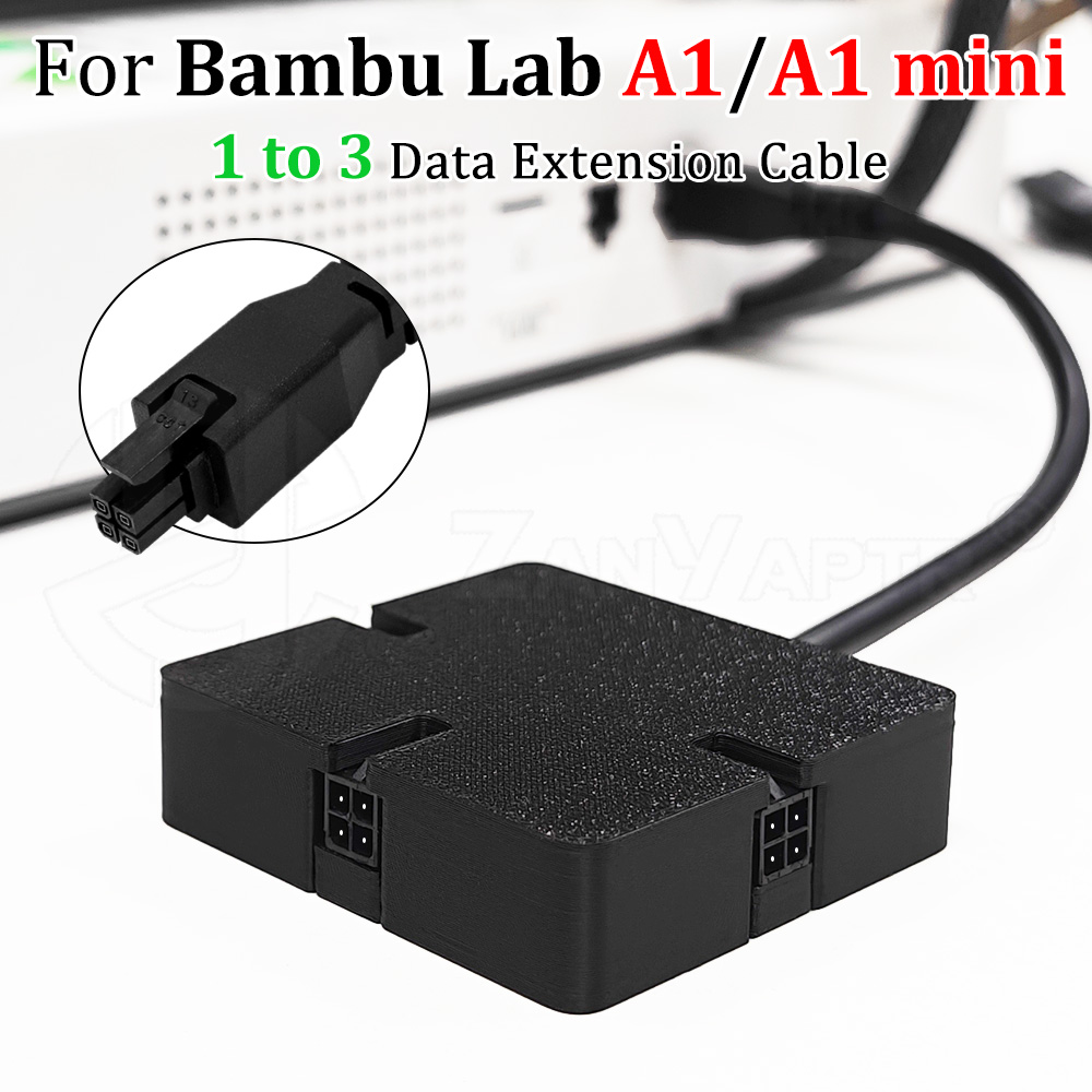 3D Printing Laptop - 4-pins 3-naar-1 AMS Hub uitbreidingspoortconnector 3-kanaals