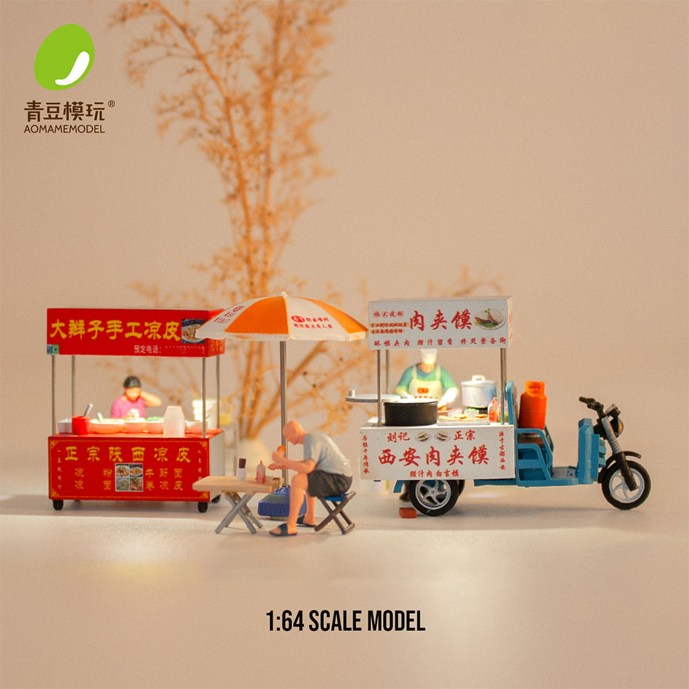 3D Printing Model - 1/64 Nachtmarkt modelbouwset - Hoge precisie