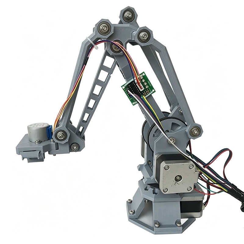 3D Printing Robot Arm - 4-assige 4DOF Stepper Robotarm Kit 3D-geprint