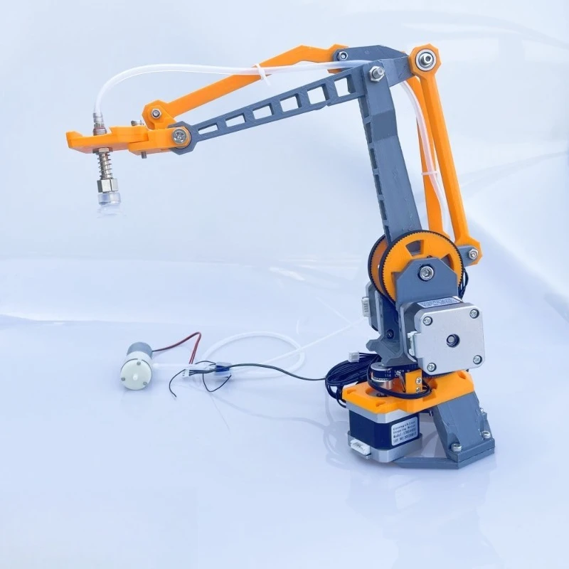 3D Printing Robot Arm - 3D-geprinte luchtpomp-stappenmotor robotarm