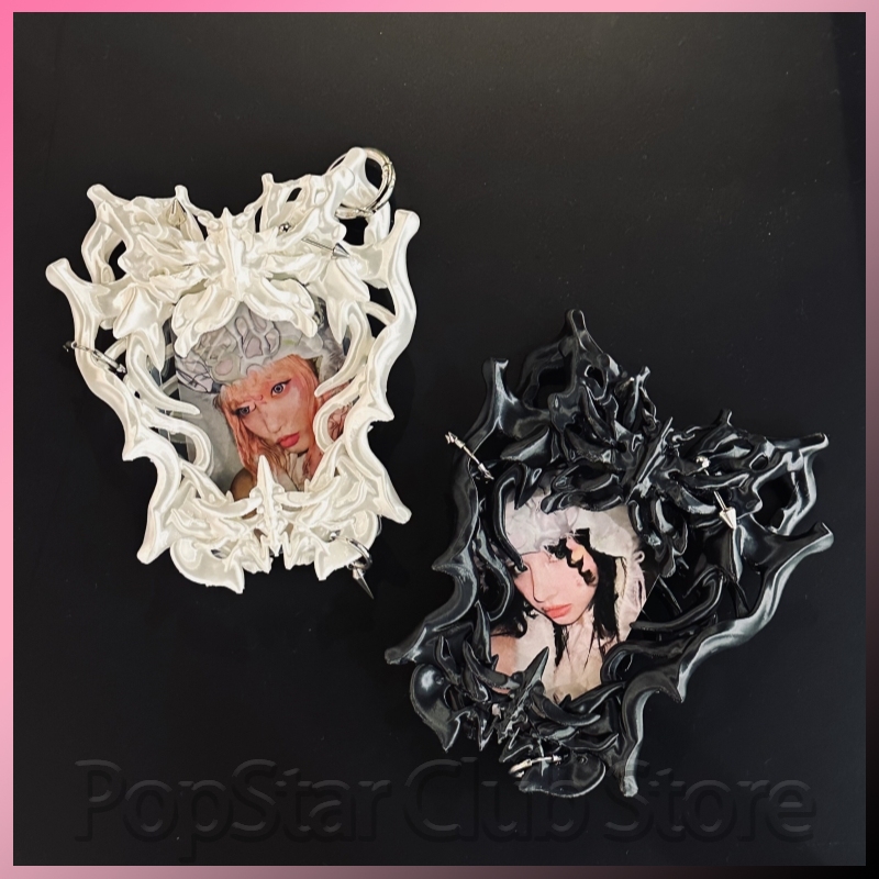3D Printing Card - Fotokaarthouder Punk Liquid Bone Butterfly Stereoscopisch