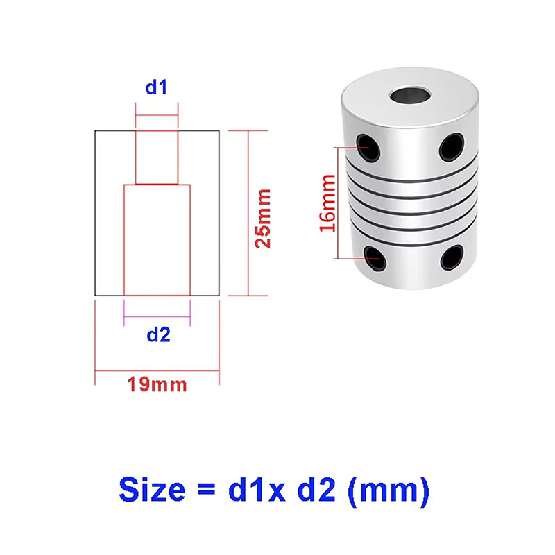 1 Stuks D19 * L25 3/4/5/6/7/8/ - 3D Printing Z Axis recensie en prijs
