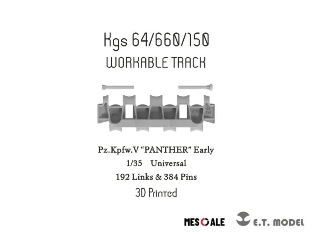ETmodel P35-002 1/35 Pz.Kpfw.V - 3D Printing Link recensie en prijs