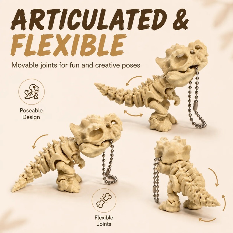 Nieuw 3D-geprint Tyrannosaurus - 3D Printing Pla recensie en prijs