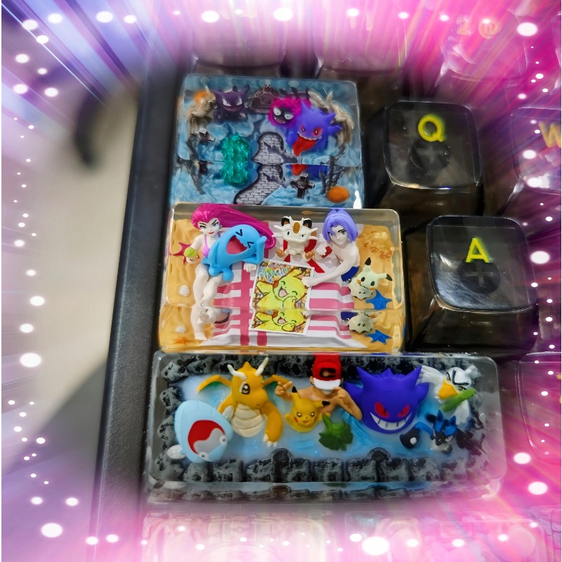 Pokemon Anime Keycaps 1U 1.25U - 3D Printing Keyboard recensie en prijs
