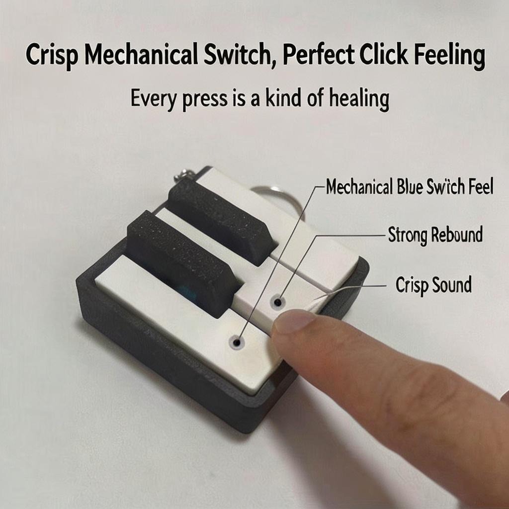 Leuke 3D-geprinte pianotoetsen - 3D Printing Keyboard recensie en prijs