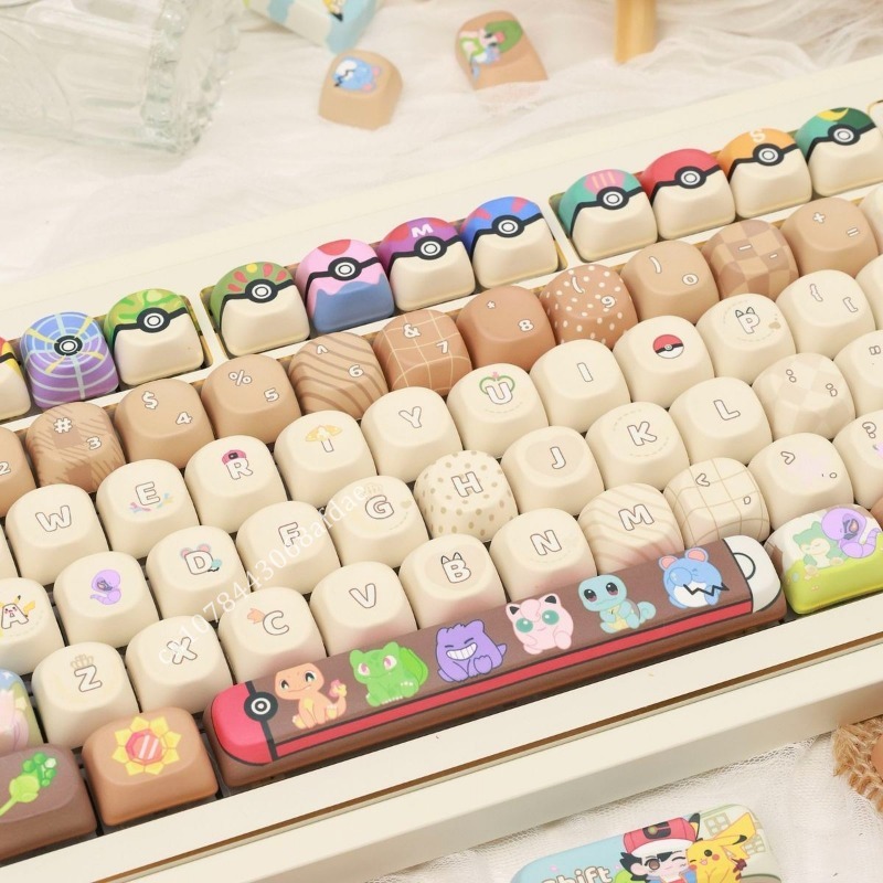 Anime Pokemon Keycaps MOA Hoog - 3D Printing Keyboard recensie en prijs