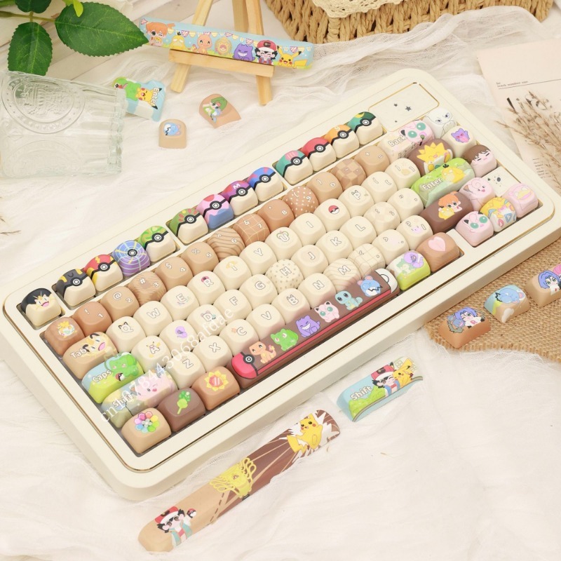 Anime Pokemon Keycaps MOA Hoog - 3D Printing Keyboard recensie en prijs