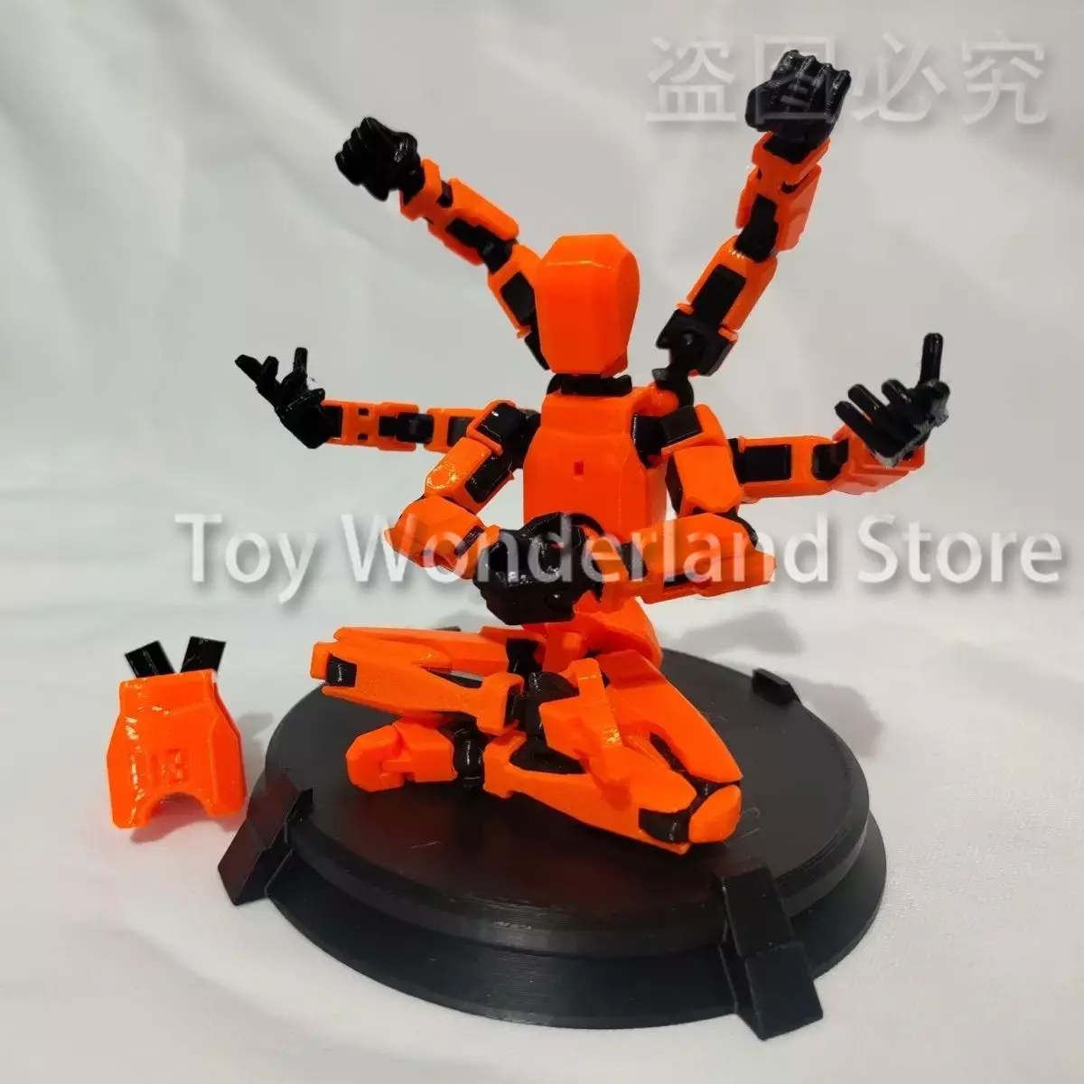 17Cm Zes Armen 3d Geprint Mann - 3D Printing Robot Arm recensie en prijs