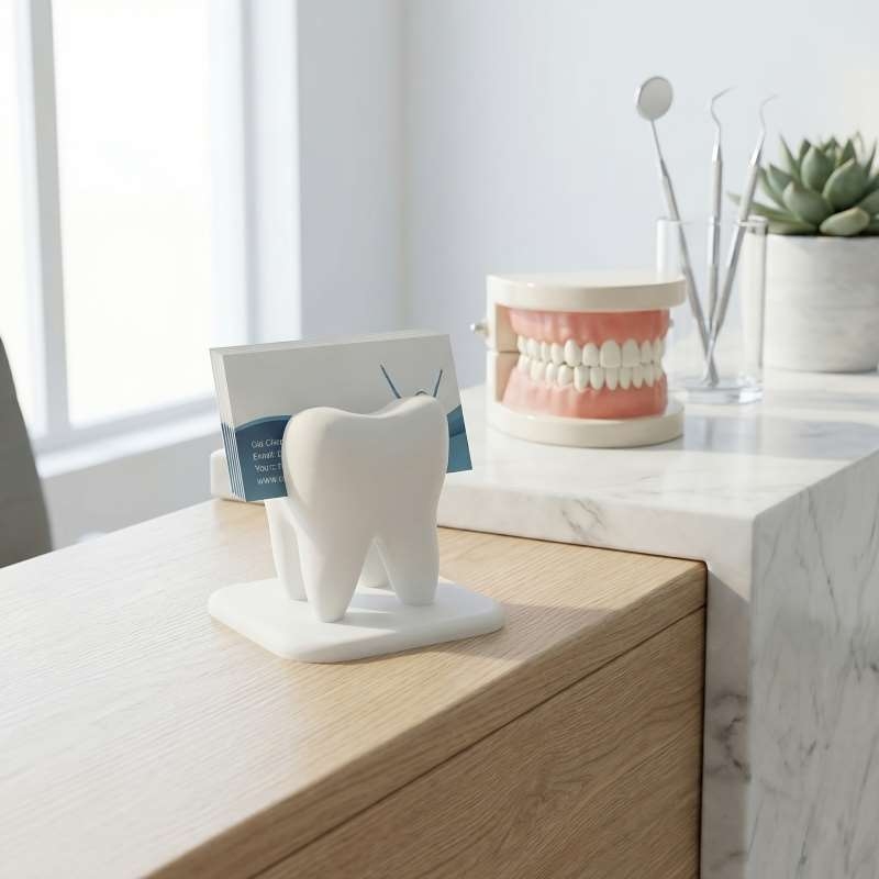3D-geprinte tandvormige visite - 3D Printing Card recensie en prijs